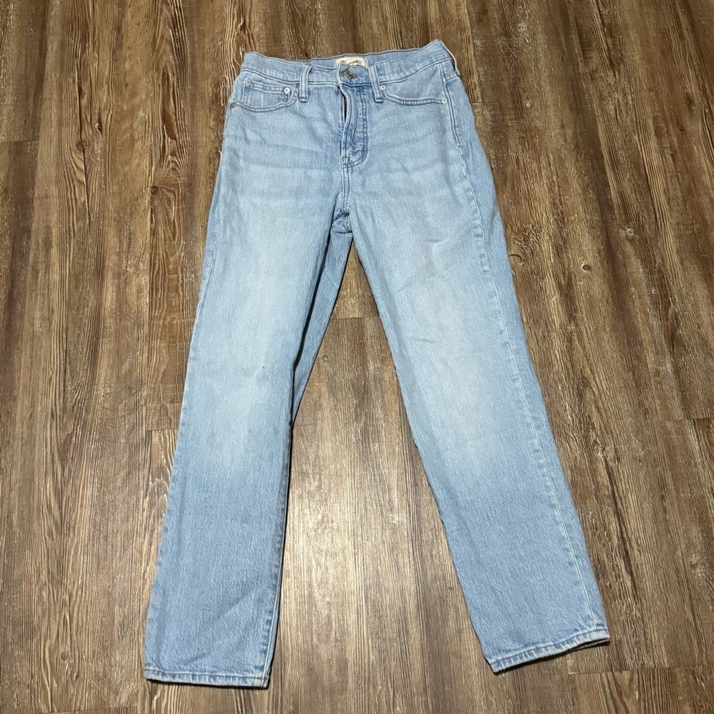Madewell The Perfect Vintage Jeans Women's 26 High Rise Straight Leg in Fiore Wa